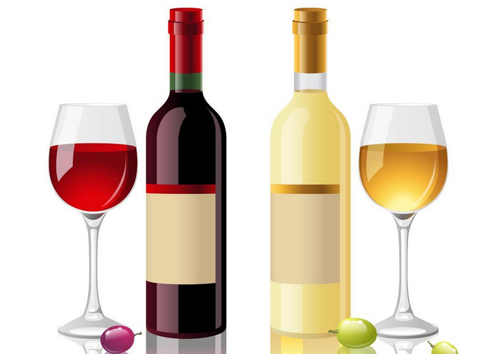 红葡萄酒和白葡萄酒之间的区别